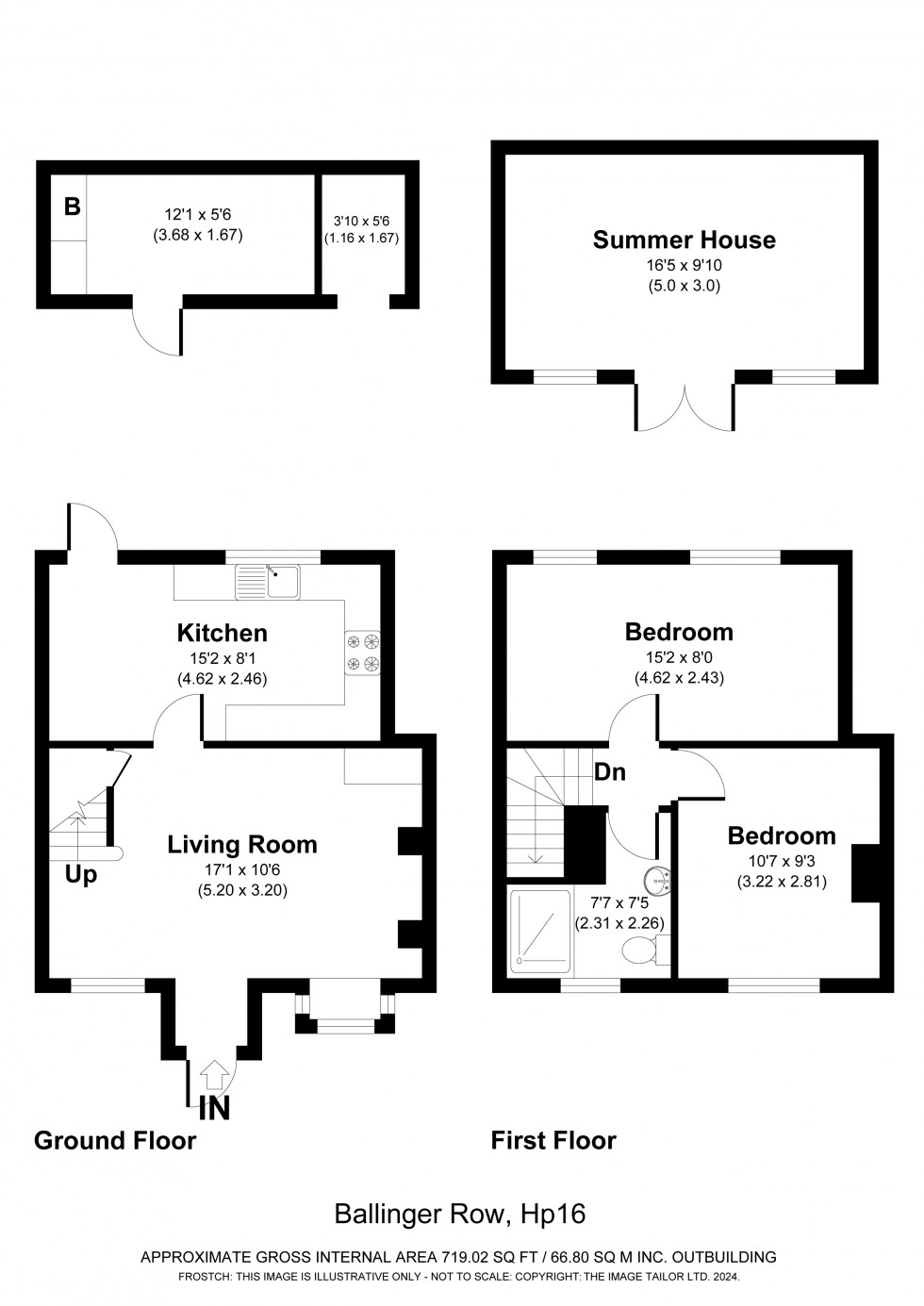 Floorplan for Blackthorne Lane, Ballinger, HP16