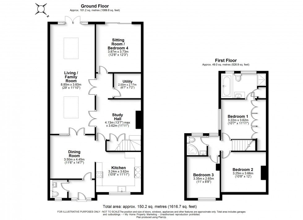 Floorplan for Winchmore Hill, Amersham, HP7