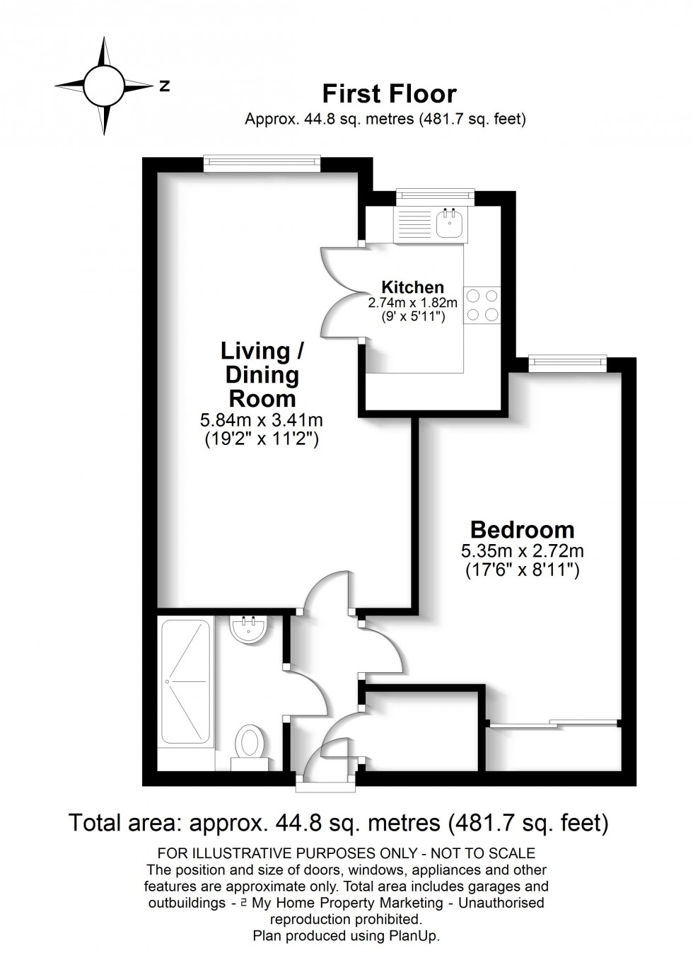 Floorplan for Amersham, Bucks, HP6