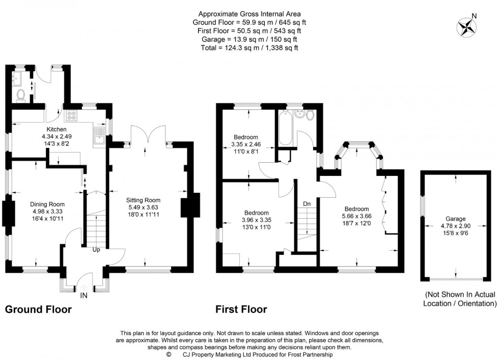 Floorplan for Amersham, Buckinghamshire, HP6