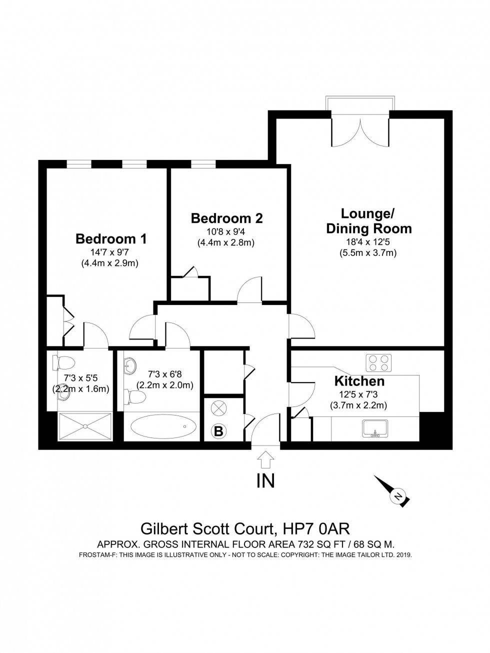 Floorplan for Whielden Street, Old Amersham, HP7