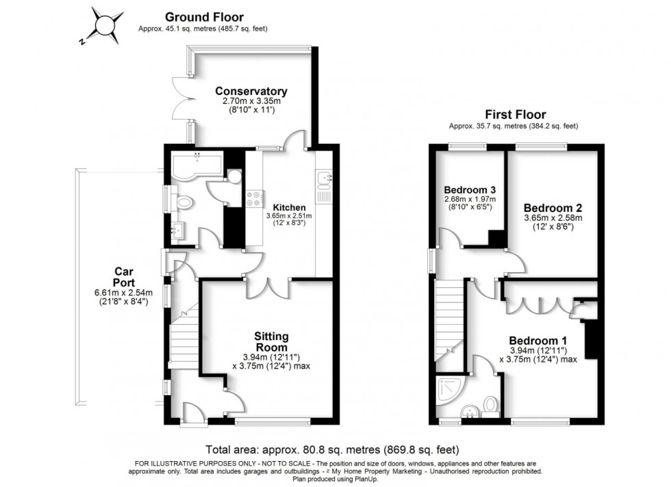 Floorplan for Prestwood, Great Missenden, HP16