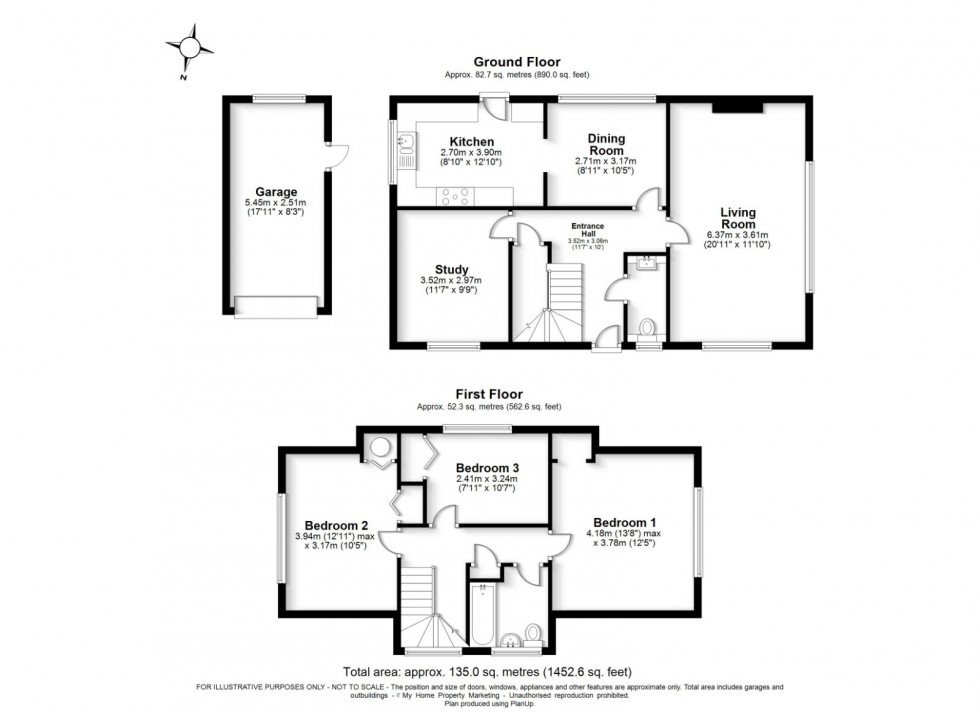 Floorplan for Little Chalfont, Amersham, HP6