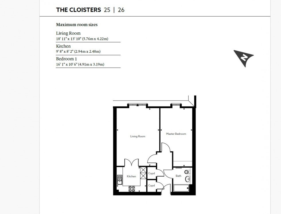 Floorplan for Great Missenden, Buckinghamshire, HP16