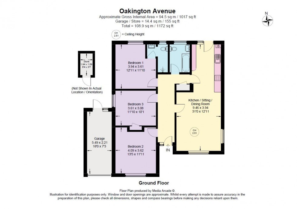 Floorplan for Amersham, Buckinghamshire, HP6