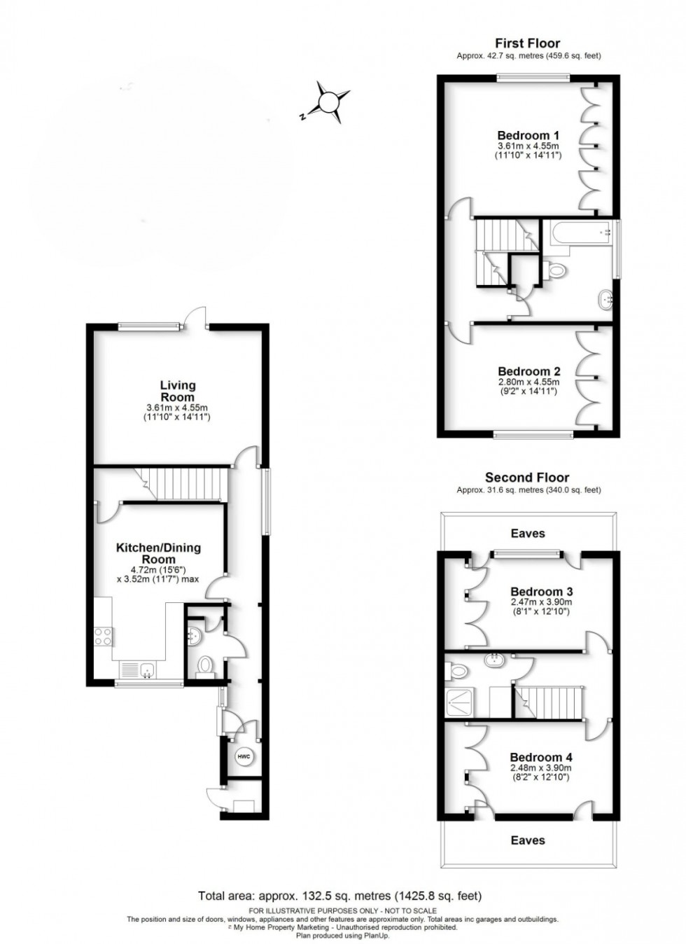 Floorplan for Whielden Street, Old Amersham, HP7