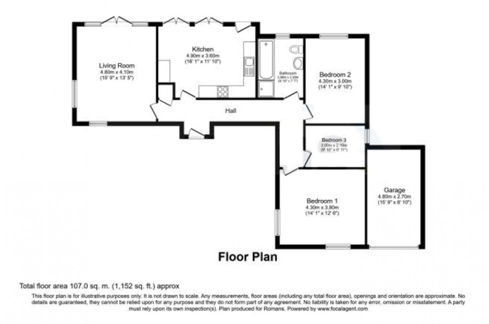 Floorplan for Chalfont St. Giles, , HP8