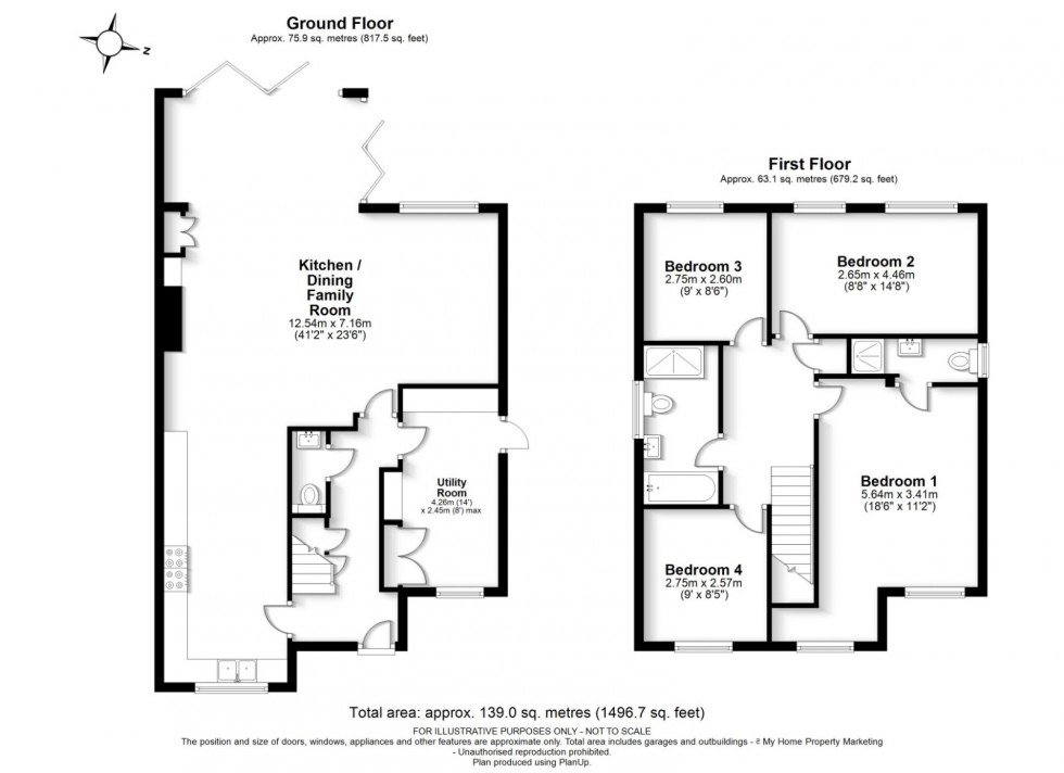 Floorplan for Amersham, Bucks, HP6