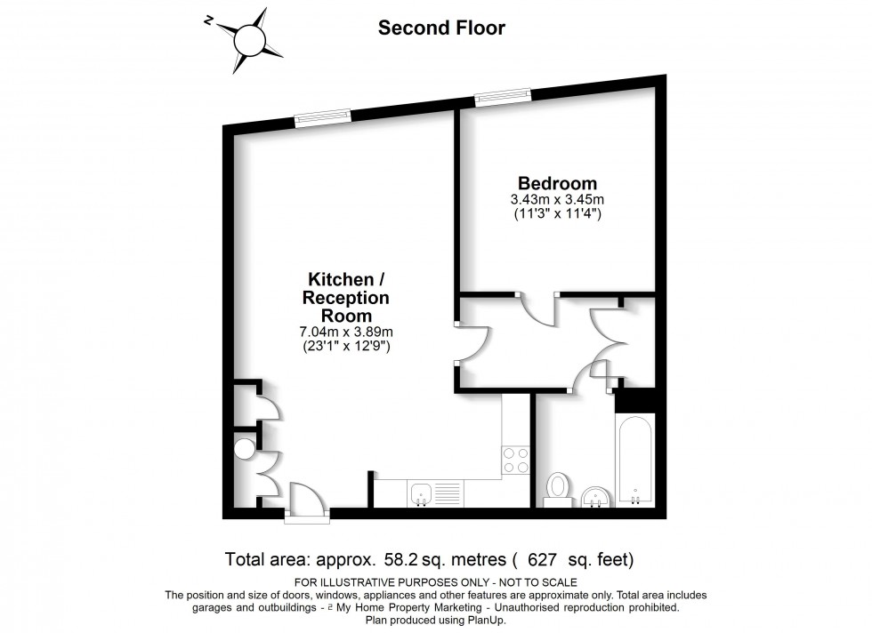 Floorplan for Amersham, Bucks, HP6