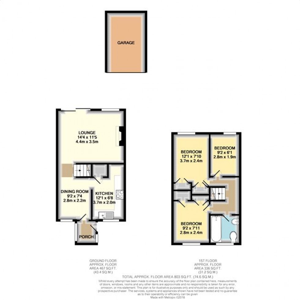 Floorplan for Ashford, Middlesex, TW15