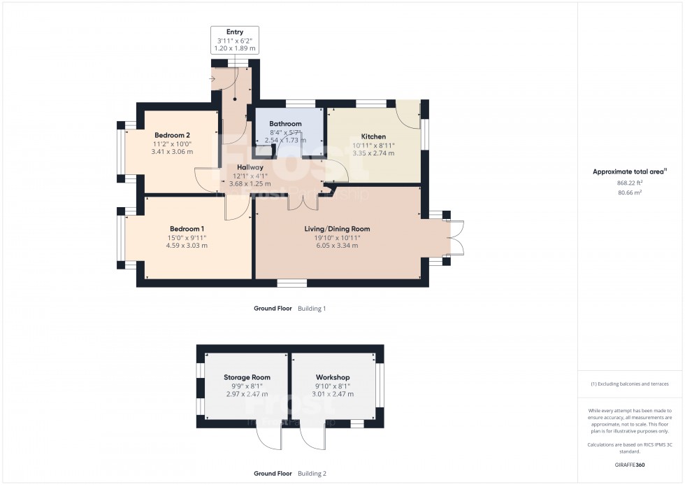 Floorplan for Ashford, Middlesex, TW15