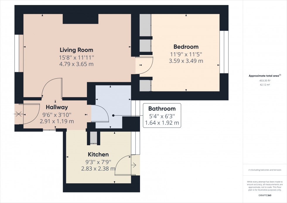 Floorplan for Stanwell, Middlesex, TW19