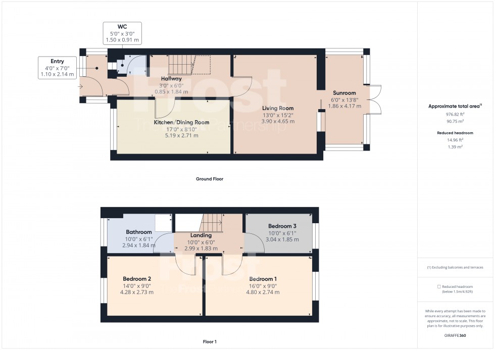 Floorplan for Stanwell, Middlesex, TW19