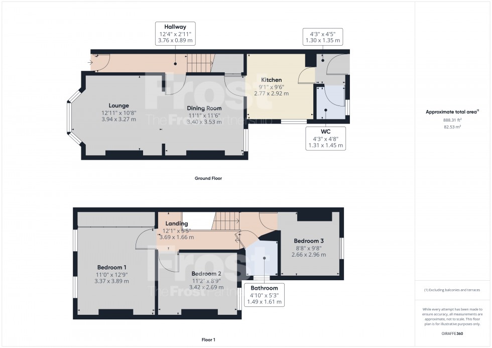 Floorplan for Feltham, , TW13