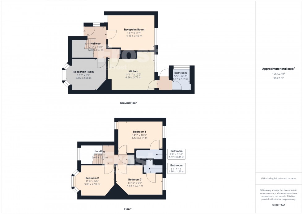 Floorplan for Feltham, , TW13