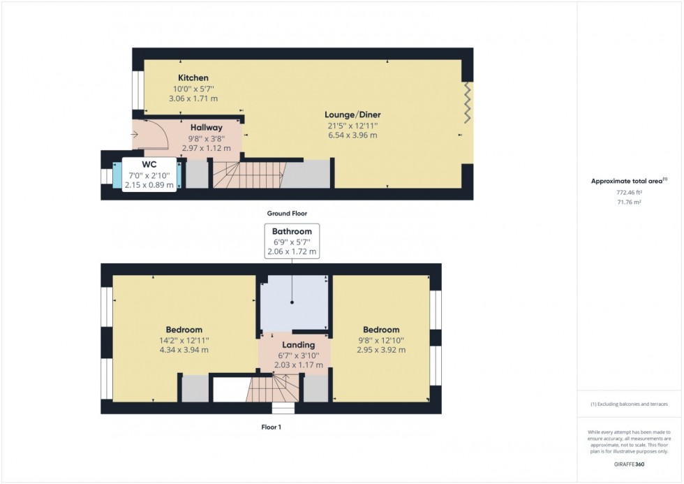 Floorplan for Ashford, Surrey, TW15