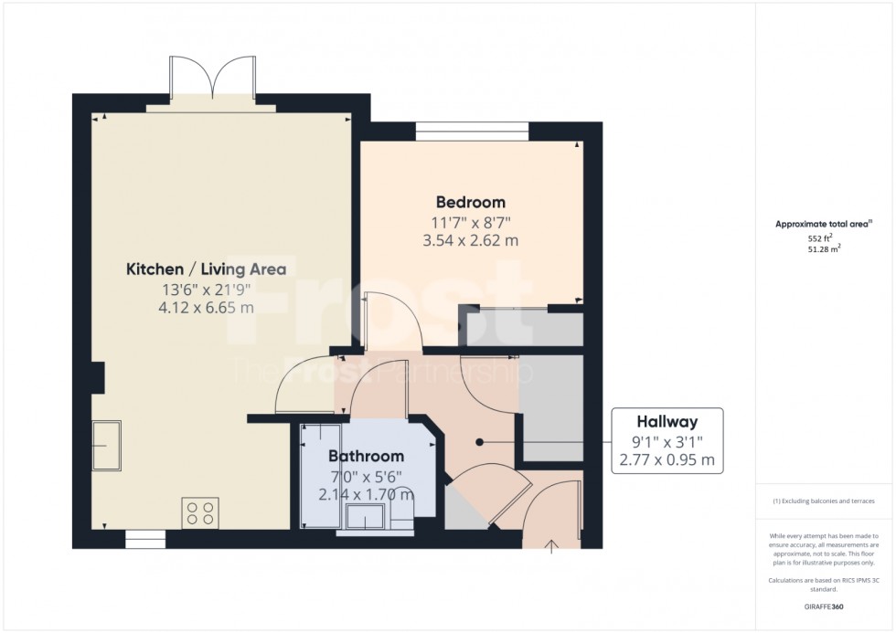 Floorplan for Stanwell, Middlesex, TW19