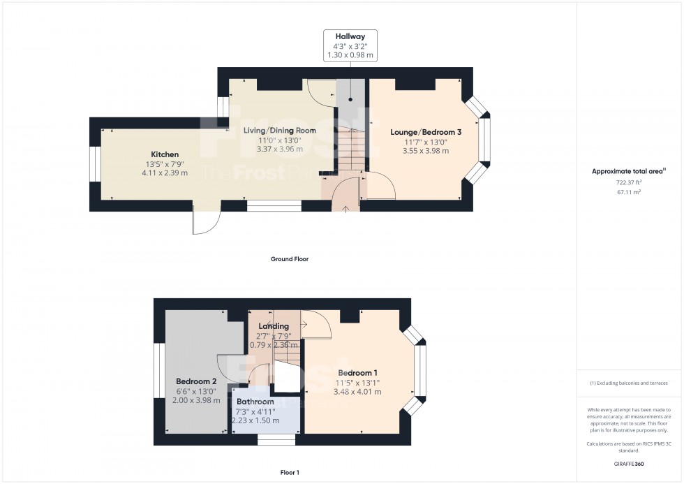 Floorplan for Feltham, , TW13