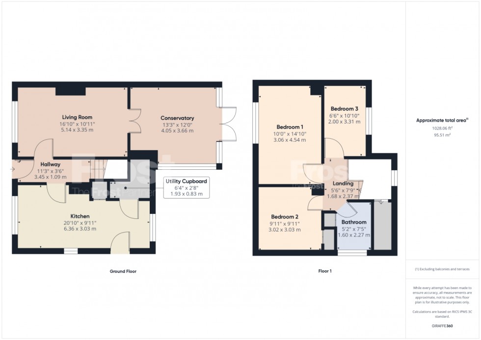 Floorplan for Stanwell, Middlesex, TW19