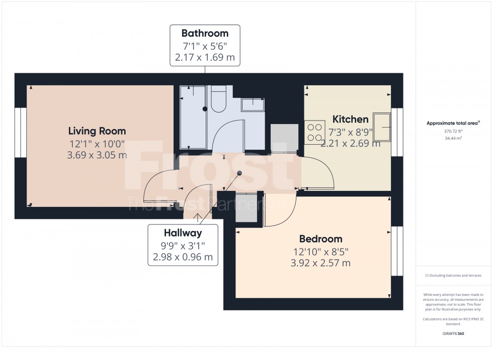 Floorplan for Oaks Road, Stanwell, TW19