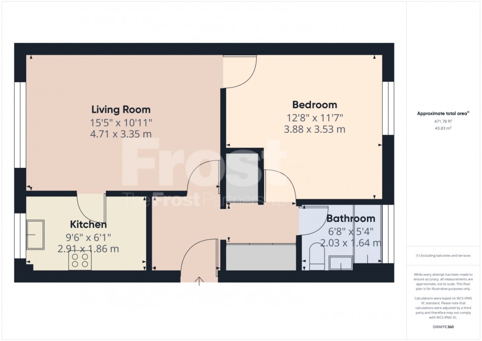 Floorplan for Stanwell, Middlesex, TW19