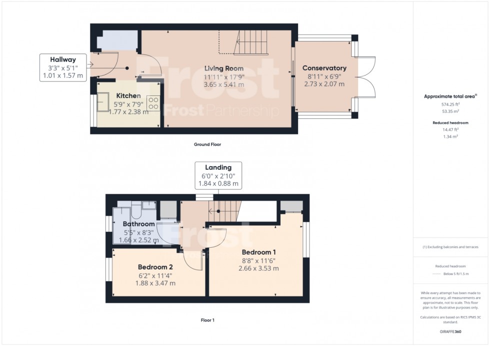 Floorplan for Stanwell, Middlesex, TW19