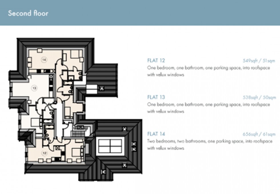 Floorplan for Ashford, Middlesex, TW15