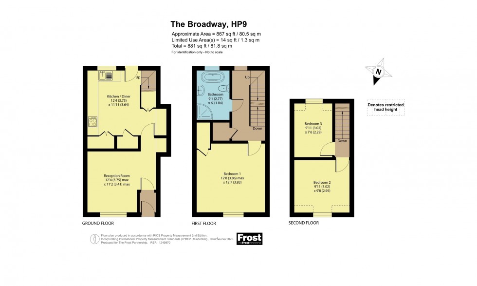 Floorplan for Wycombe End, Beaconsfield, HP9