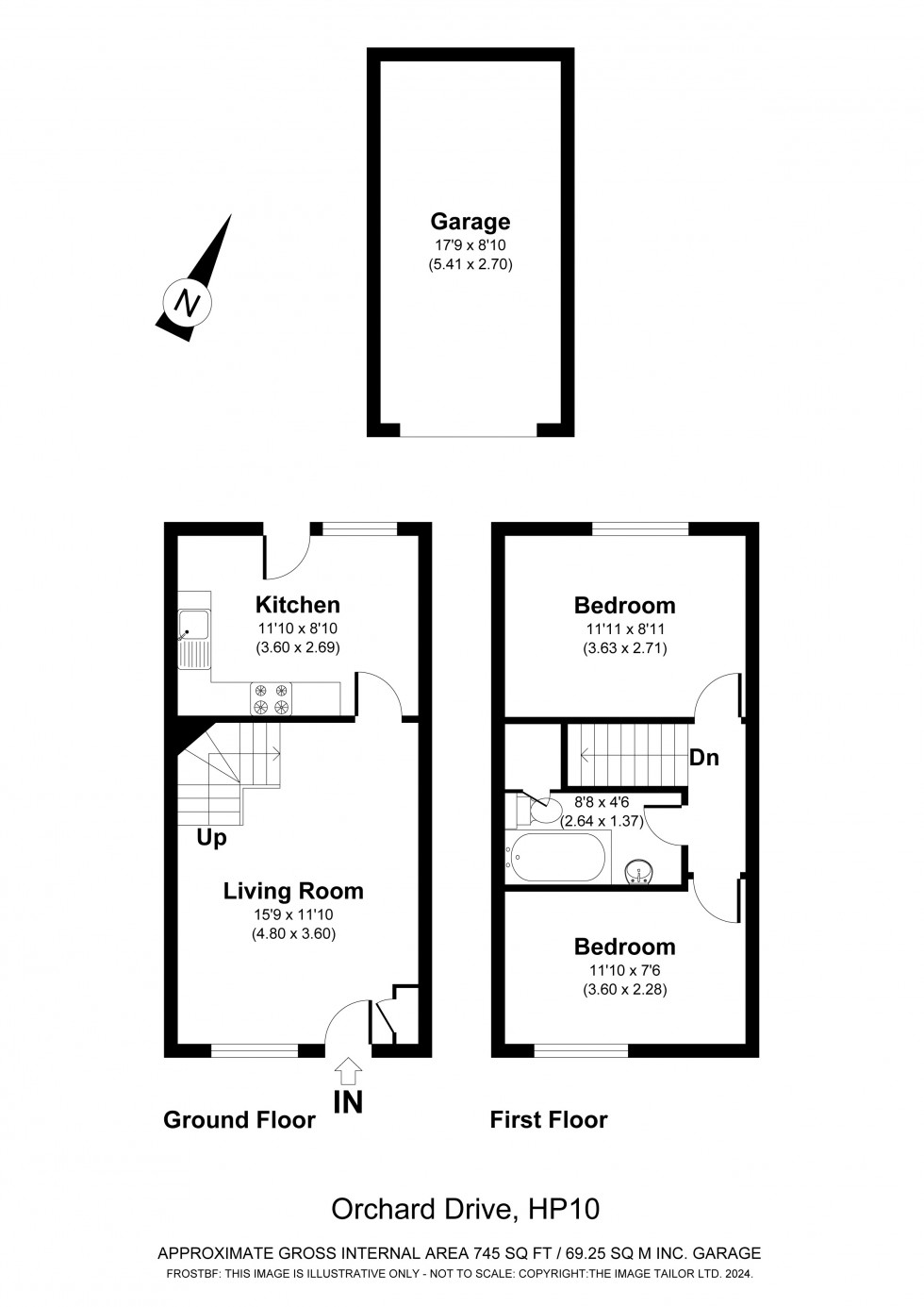 Floorplan for Wooburn Green, Wooburn Green, HP10