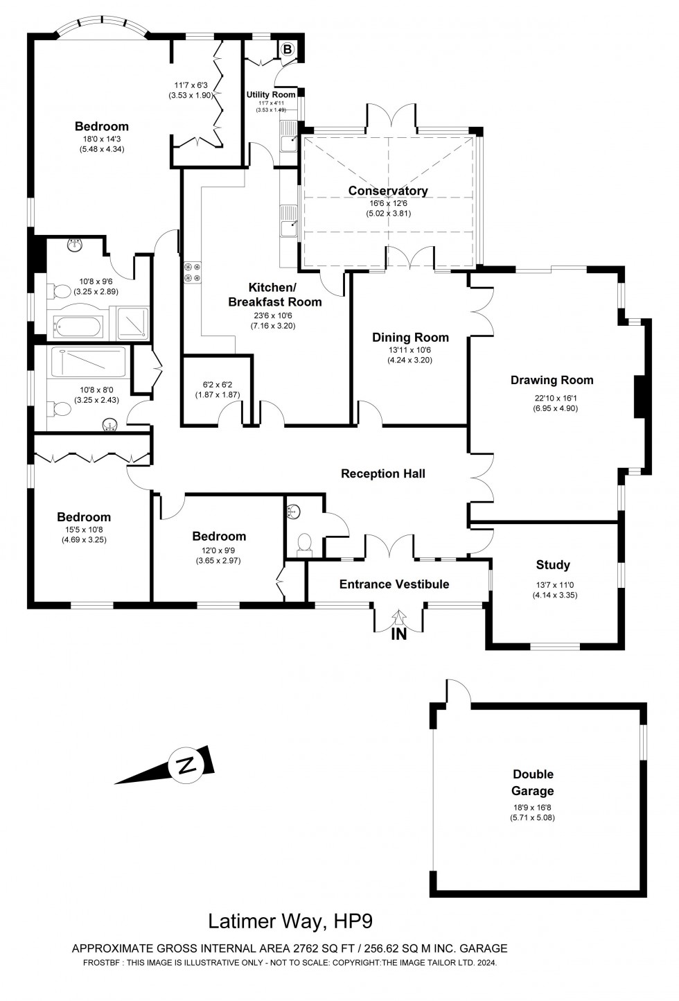 Floorplan for Knotty Green, Beaconsfield, HP9