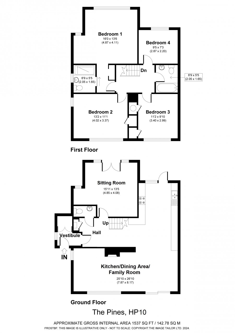 Floorplan for Penn, Penn, HP10