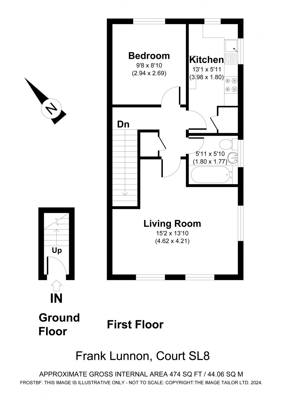 Floorplan for Bourne End, Wooburn Green, SL8