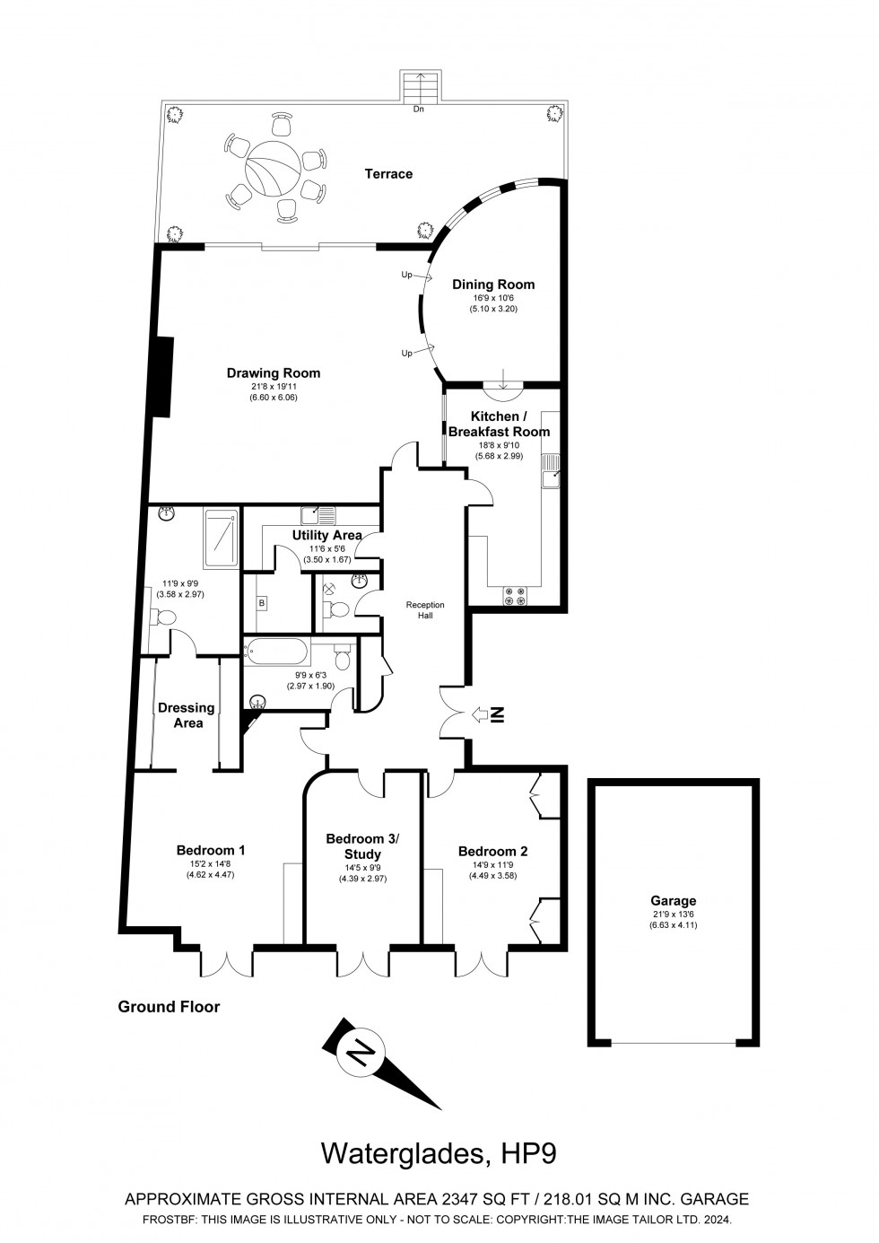 Floorplan for Knotty Green, Beaconsfield, HP9