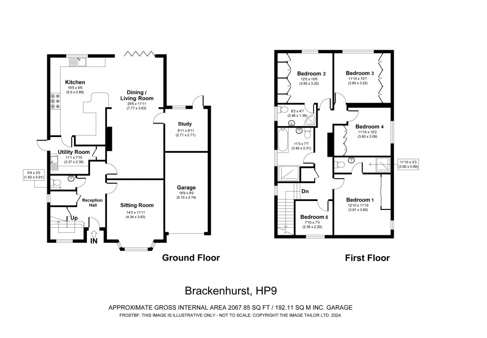 Floorplan for Seer Green, Beaconsfield, HP9