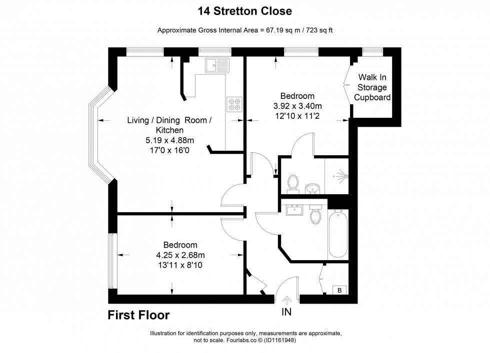 Floorplan for Penn, Penn, HP10