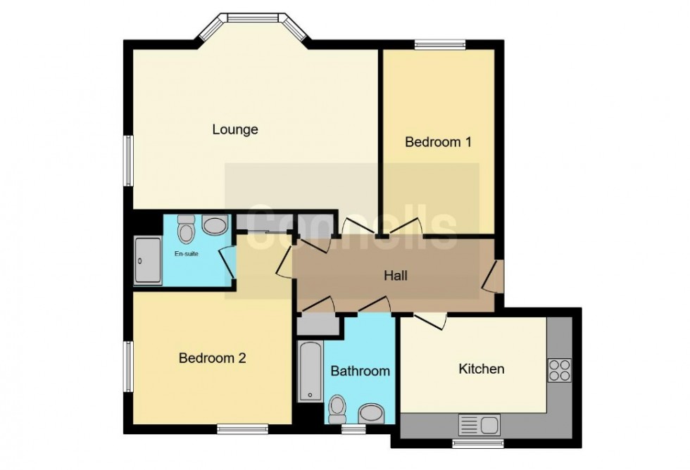 Floorplan for Farnham Common, Slough, SL2