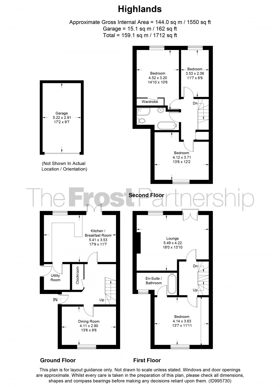 Floorplan for Farnham Common, Slough, SL2