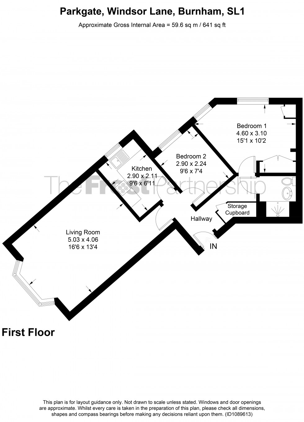 Floorplan for Windsor Lane, Burnham, SL1