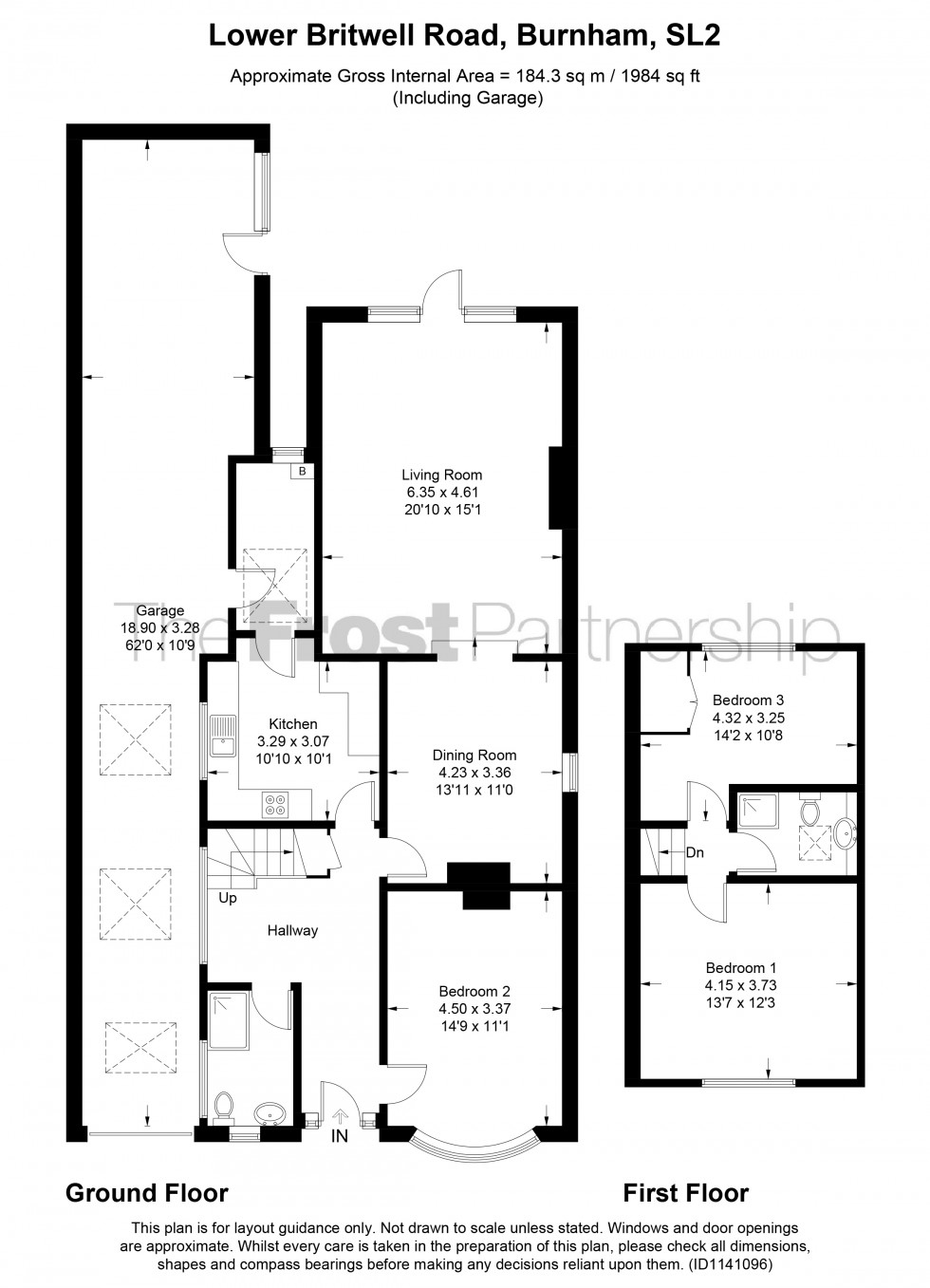 Floorplan for Near Burnham, , SL2