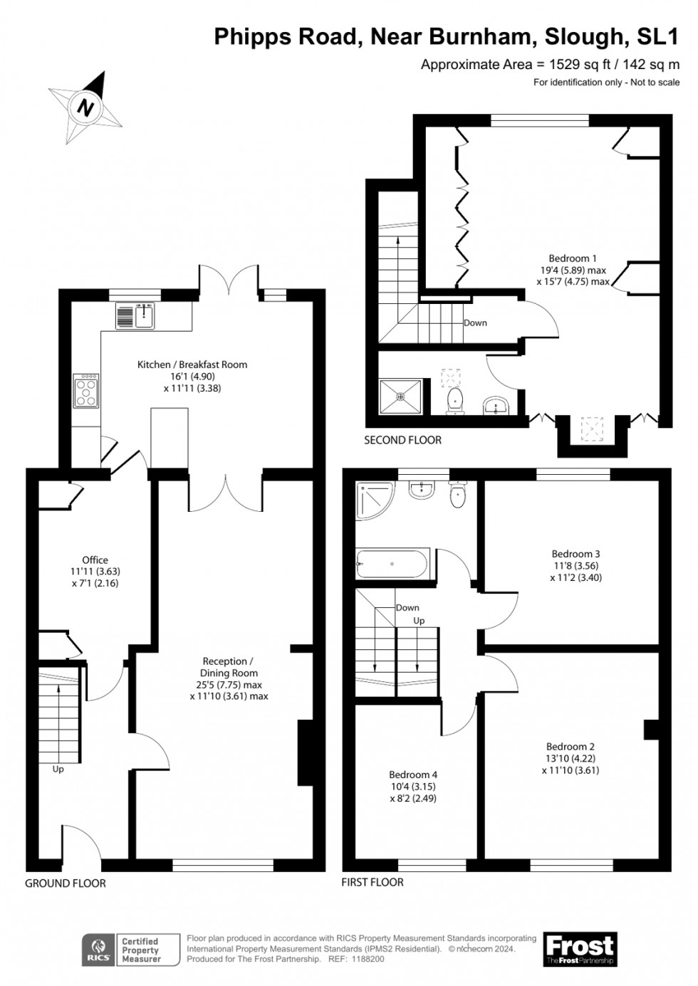 Floorplan for Slough, Berkshire, SL1