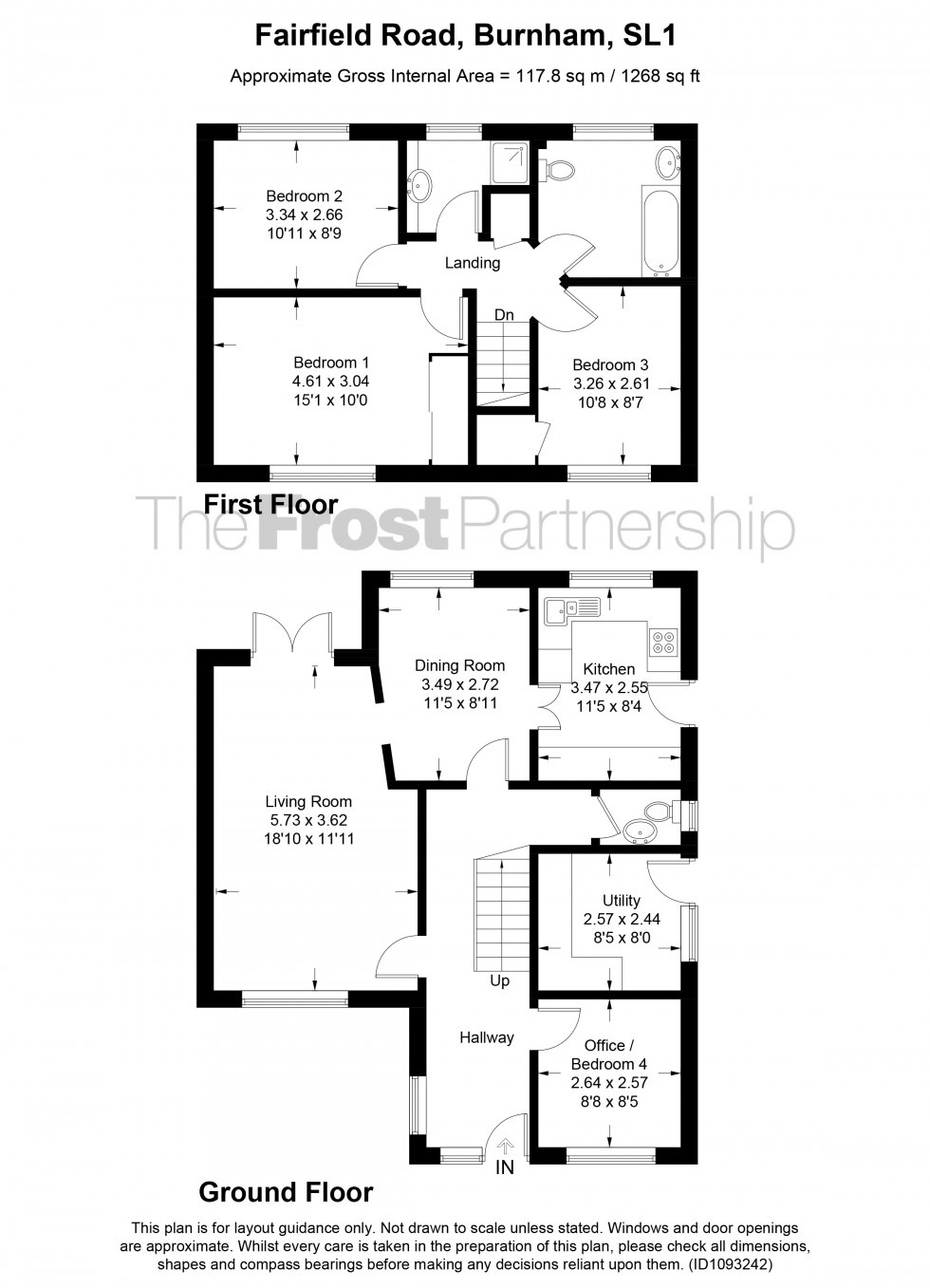 Floorplan for Burnham, Burnham, SL1