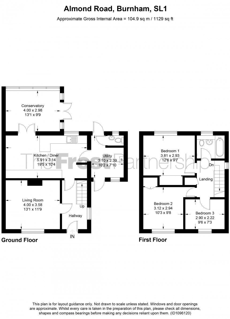 Floorplan for Burnham, Burnham, SL1