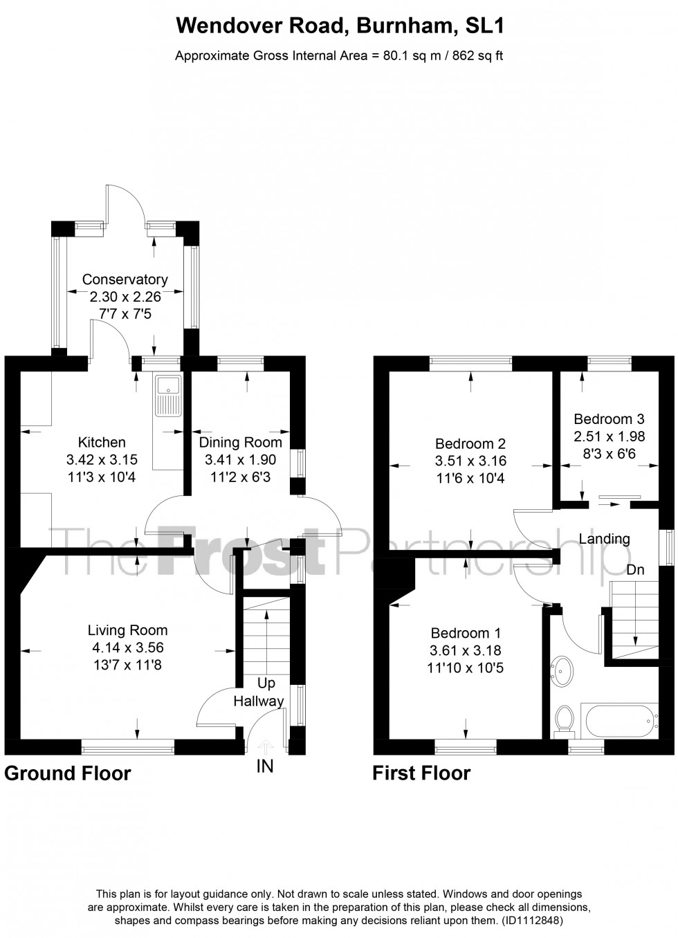 Floorplan for Burnham, Burnham, SL1