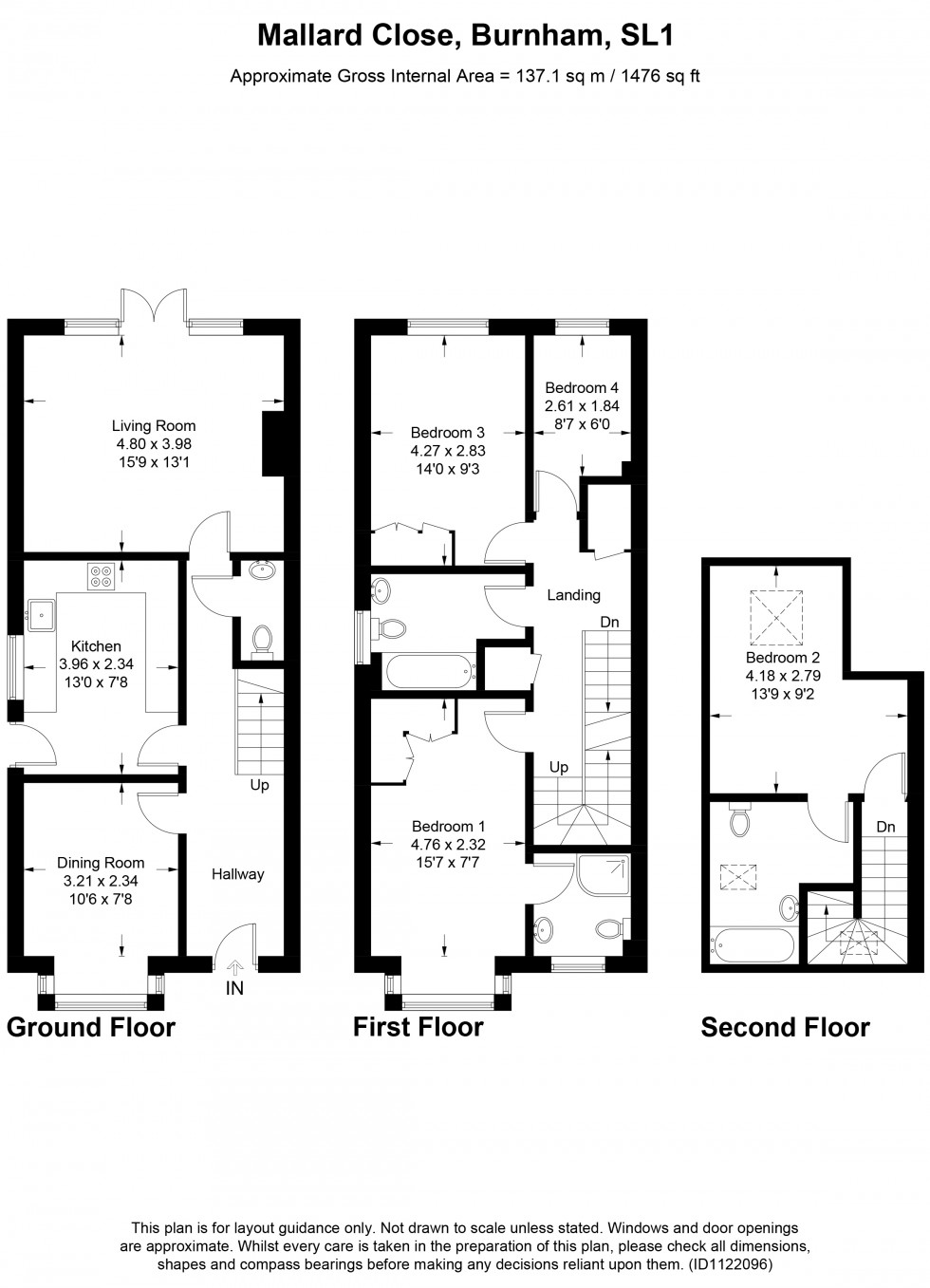 Floorplan for Burnham, Burnham, SL1