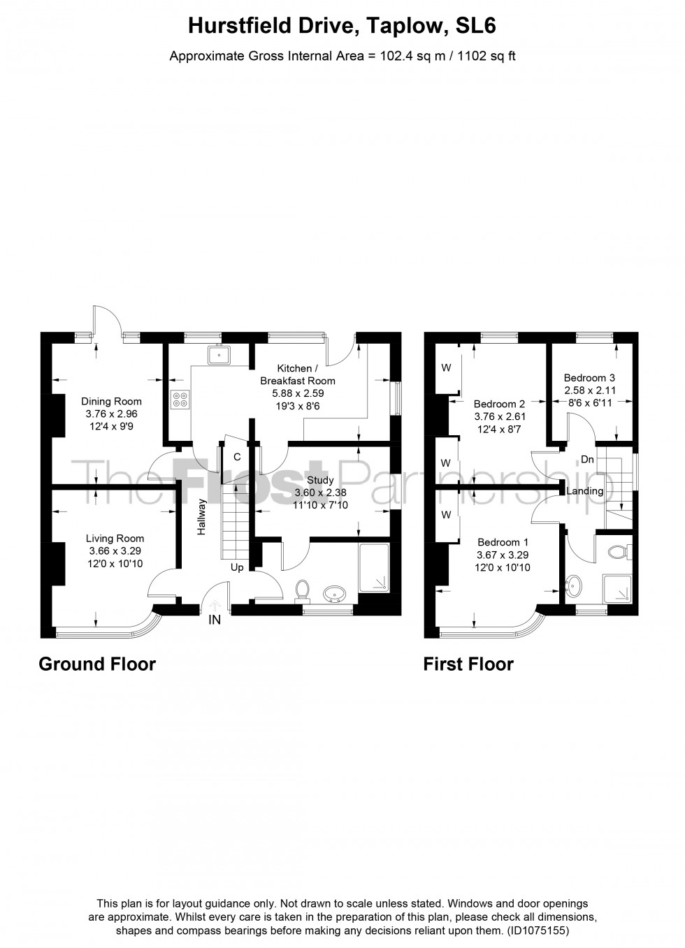 Floorplan for Taplow, Taplow, SL6