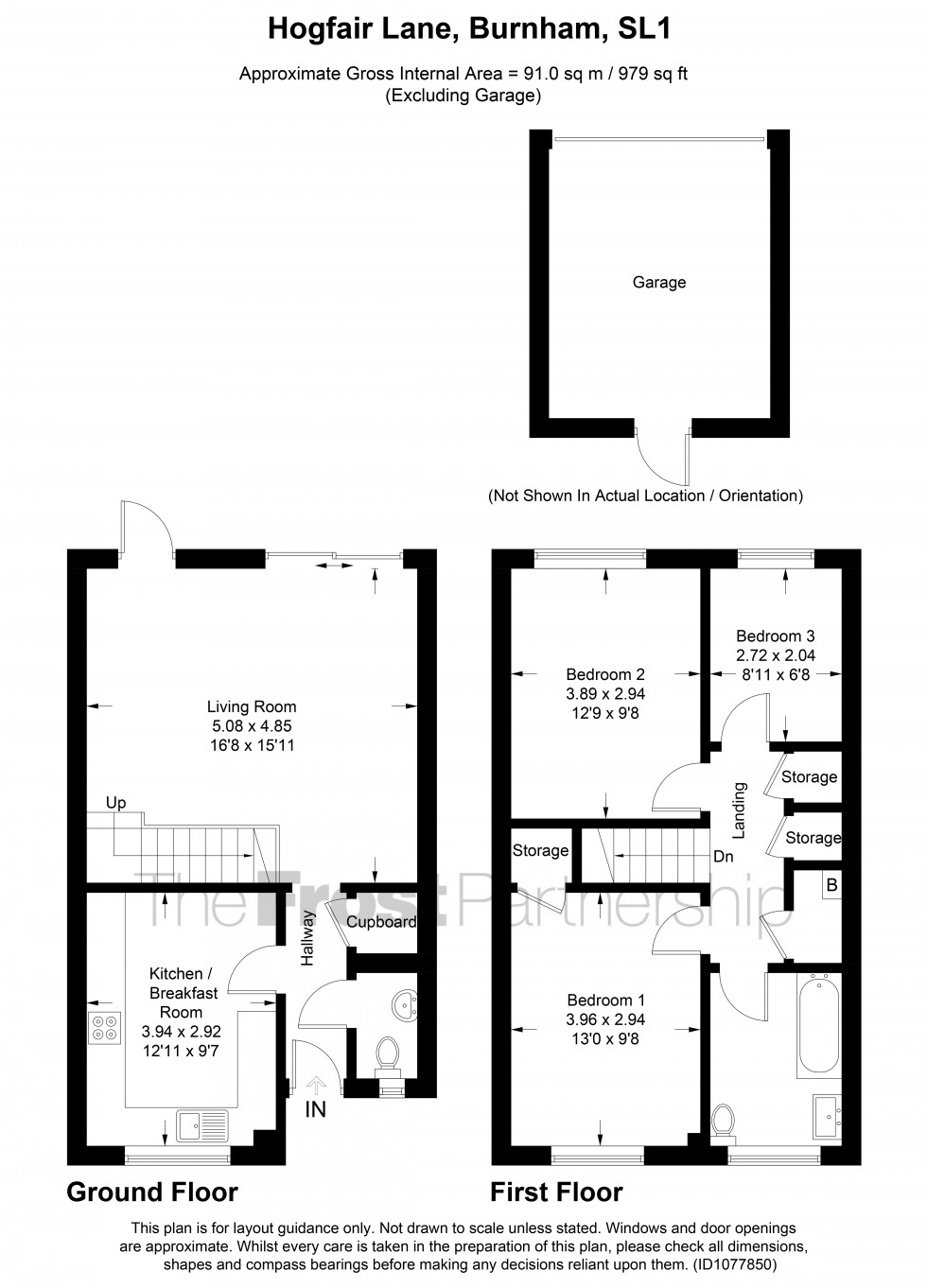 Floorplan for Burnham, Burnham, SL1