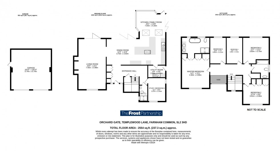 Floorplan for Farnham Common, Farnham Common, SL2