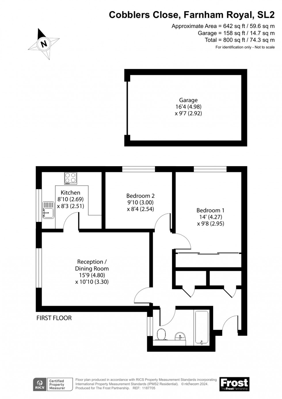 Floorplan for Farnham Royal, Farnham Royal, SL2