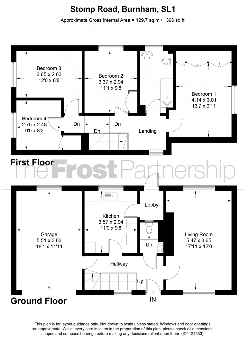 Floorplan for Burnham, Burnham, SL1