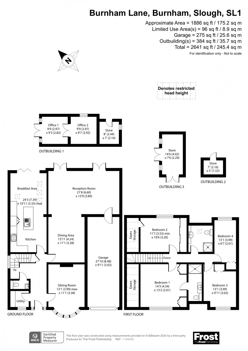 Floorplan for Burnham, , SL1